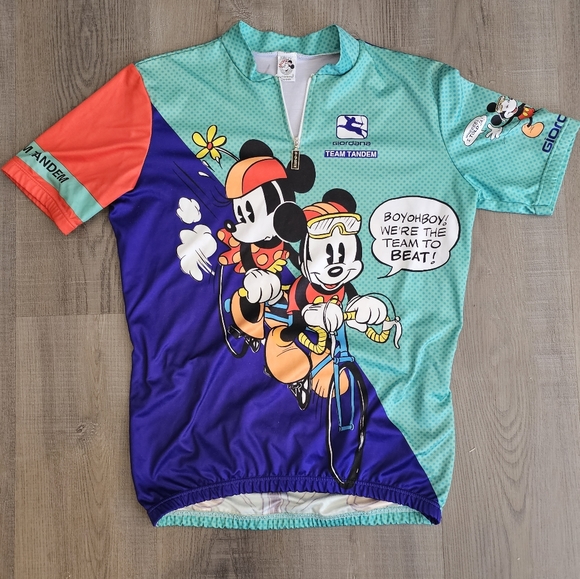 Vintage Disney Giordana Cycling Jersey - Picture 1 of 6